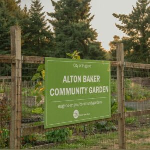 photo of the Alton Baker Community Garden